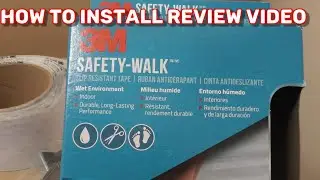 Противоскользящая защитная лента 3M Safety 7641 для душевых ванн КАК установить ленту и ОБЗОР