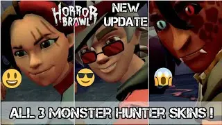 All 3 new monster hunter skins 😍 | Horror Brawl new update