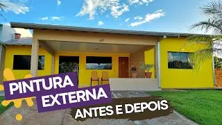 🏠PINTAMOS nossa CASA, Portão e Muro | Veja o RESULTADO | Tava precisando!