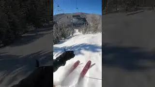 Bluebird SKI Days at Keystone #colorado #skiing #youtubeshorts #shorts #winter #snow #mountains