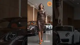 GINGER - brown  vegan leather dress that turns heads! #fashionstyle #sheathdress #luxuryfashion
