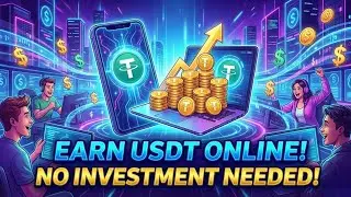 Earn FREE USDT Online | No Investment | Usdt Mining for Beginners (Educational)