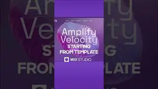 Starting from template in Wix Studio #wixstudio #beginners