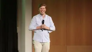 CEO and Founder Grig Richters gives talk at the GOAT Summit