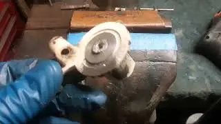 How to Fix Rear Steering Bracket Throttle Tiller Gear broken pin.1960 Johnson 10HP! Also 5.5Hp-40Hp!