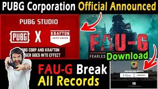 PUBG Mobile India Download Link Available🥳 | FAUG Break All Records | PUBG MOBILE INDIA NEWS TODAY🥳
