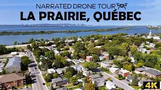 ⚜️  La Prairie, Qu&eacute;bec 🇨🇦  🌄🌊 4K Drone