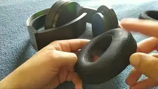 Como trocar almofadas Headset Sony Platinum - Replacement earpads Headset Platinum