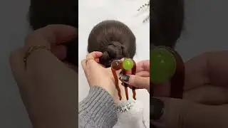 I ve learned how to do the most beautiful hairstyle in winter by myself#Hairpin and up
