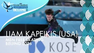 Liam KAPEIKIS (USA) | Men Free Skating | Four Continents Championships | Beijing 2026