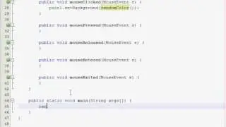 Java GUI Tutorial 17 - Random color panel