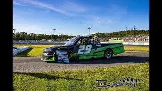waterford speedbowl jaysin beal truck feature race onboard