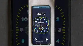 Fluid dial clock MiUi Theme #shorts