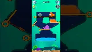 Fishdom Fish Rescue Game Level 60 - Pull Pin Puzzle Game