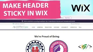 How to Make Header Sticky in Wix Website