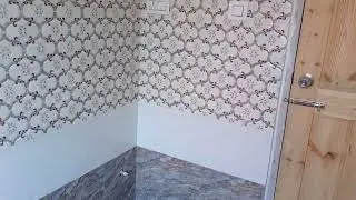How to install 2x1 wall tiles and floor bathroom fitting in home 2x1 tiles kaise lagate hai bathroom
