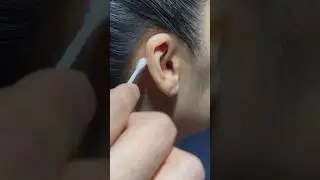 Gentle Ear Massage, Cleaning ASMR #asmr #satisfying #massage #cleaning #shorts #viral #earmassage