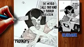 Manga Drawing Loki's Dynamic Pose | Blue Lock | ブルーロック | Step-by-Step Tutorial