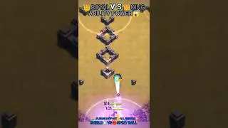 Clash of Clans|👉😱Barbarian King VS Royal Champion & 2 Ability power #shorts #viral #shortsfeed #coc