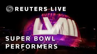 LIVE: Super Bowl Halftime Show performers gear up for showtime