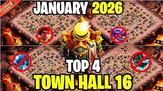 TOP 4! NEW Best Town Hall 16 (TH16) Base Layout + Link 2026 | TH16 War/CWL BASE | Clash of Clans