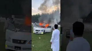 Feels Sad For Owner 😢 Crown On Fire 😢💔 Smoke Kit Cons😭 Caught Fire While Drifting🔱 #shortvideo