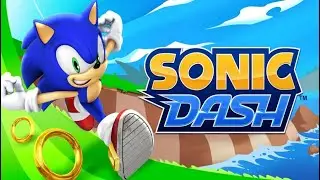 Sonic dash corriendo y atacando a los enemigos
