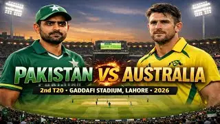 PAKISTAN vs AUSTRALIA 2nd T20 2026 | Lahore Crowd 🔥 High Voltage Match