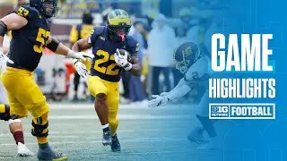 Central Michigan at Michigan | HIGHLIGHTS | Big Ten Football | 09/13/2025