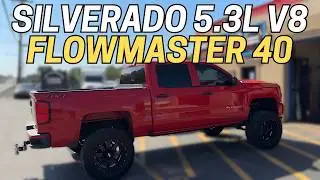 2018 Chevy Silverado 5.3L V8 w/ Flowmaster 40 Series!
