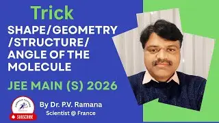 Trick: Shape|Geometry|Structure|Angle of Inorganic Molecules|JEE Main (s) 2026 👍👍👍