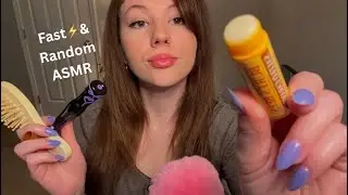 ASMR Personal Attention For Sleep💜(fast, random) 💤