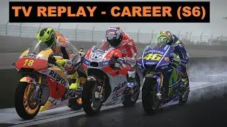 MotoGP 17 | CAREER RACE #104 | MotoGP | BRITISH GP | 12/18 | TV REPLAY | GAME