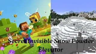 Secret Invisible Elevator to your Base #minecraft  #coolbuilds #minecraftbuilds #builds #secretbuild