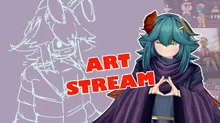🌲Chill Art Stream That May or May Not Be Interrupted By OW or ARC🌲 -【Art】