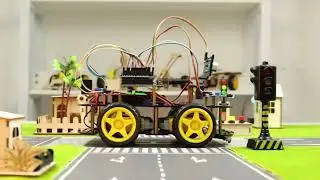 Amazing STEM Gift Programming 4WD Smart Robot Car Kit For Arduino Robot C/C++ Project DIY Education
