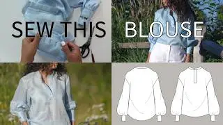 Sew a puffy sleeve shirt with me!