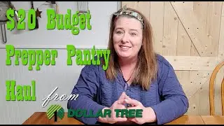 $20 Budget Prepper Pantry Haul from Dollar Tree ~ Preparedness