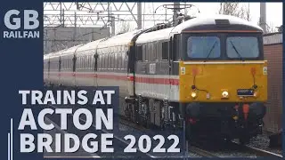 Trains at Acton Bridge, WCML - 26/02/2022