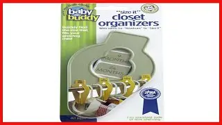 Great product -  Baby Buddy Size-It Closet Organizers - Baby Clothes Closet Dividers &ndash; Nursery Cloth