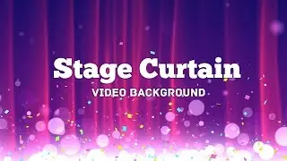 stage curtain Background HD Video Loop for After Effects