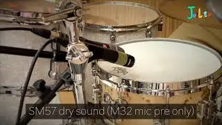 sE V7X & SM57 : Snare Micing Comparison
