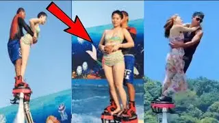 Flyboarding is quite a thrill | Flyboarding looks like so much fun | #flyboard  #flying #flyboarding