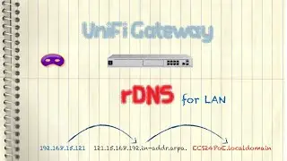 Ubiquiti UniFi Gateway rDNS (обратное разрешение DNS / локальная DNS-запись)