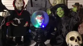 Gemmy Animated Custom Skull Globe Pillar Review