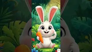 Cute Bunny Cartoon 🐰 | Sasa Cartoon Video | Rabbit Eating Carrot | Kids Story #kidscartoon#shorts