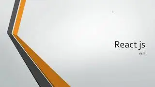 React JS Session 01 | Rishiz Java & Python Trainings | H2KInfosys