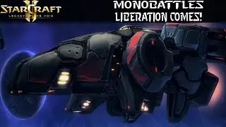 Liberation Comes! Liberators Gameplay! - Monobattles - Starcraft 2 Mod