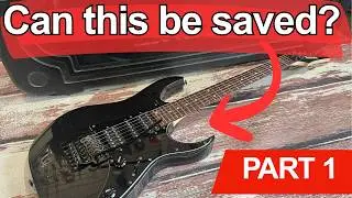 This Ibanez RG Prestige Is Worn Out | Stainless Steel Refret & Full Electronics Fix (Part 1)