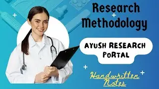 Ayush Research Portal ||Research and Statistics || BAMS Final Year